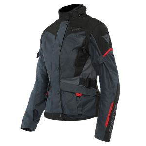 Dainese Tempest 3 D-Dry Womens Jacket - Ebony / Black / Lava Red