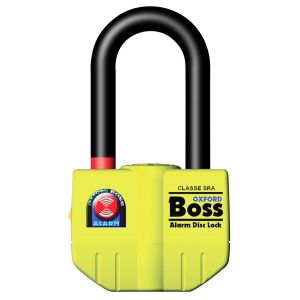 Oxford Boss Alarm Disc Lock 14mm - Yellow
